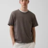Camiseta holgada de peso grueso para adulto