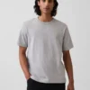 Camiseta holgada de peso grueso para adulto