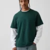Camiseta holgada de peso grueso para adulto