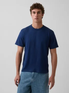 Camiseta holgada de peso grueso para adulto
