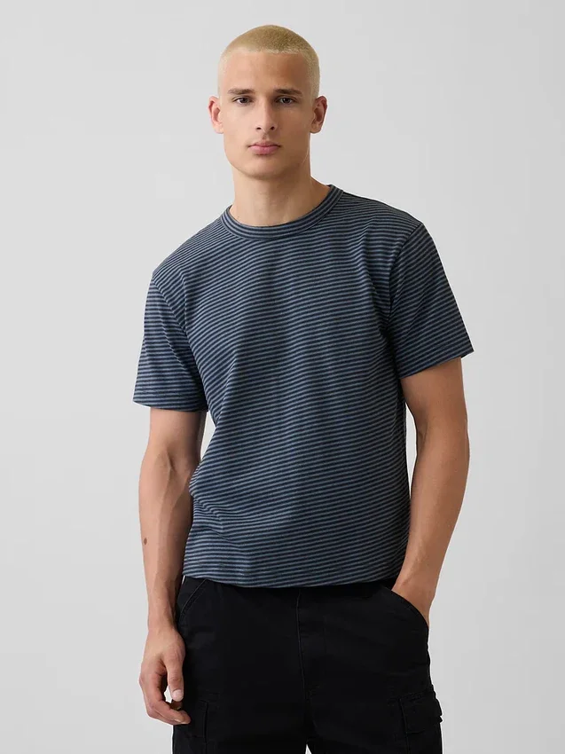 Camiseta holgada de peso grueso para adulto