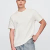 Camiseta holgada de peso grueso para adulto