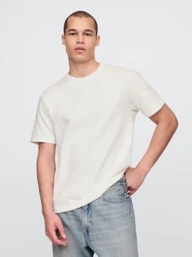 Camiseta holgada de peso grueso para adulto