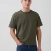 Camiseta holgada de peso grueso para adulto