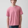 Camiseta holgada de peso grueso para adulto