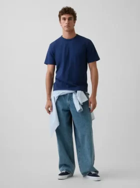 Camiseta holgada de peso grueso para adulto