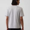 Camiseta holgada de peso grueso para adulto