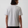 Camiseta holgada de peso grueso para adulto