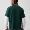 Camiseta holgada de peso grueso para adulto