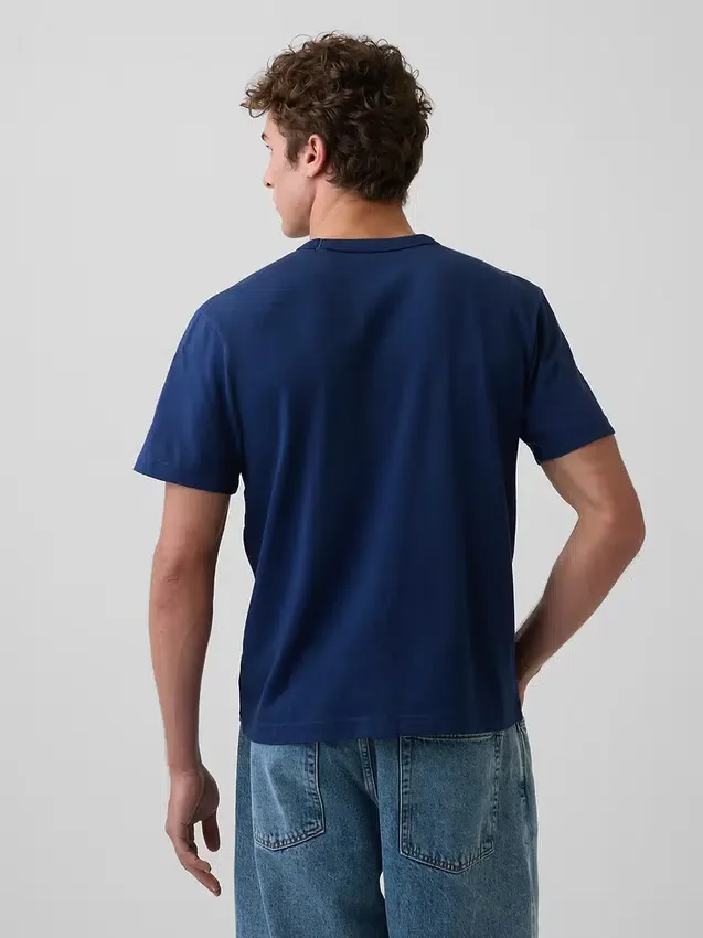 Camiseta holgada de peso grueso para adulto