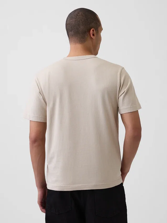 Camiseta holgada de peso grueso para adulto