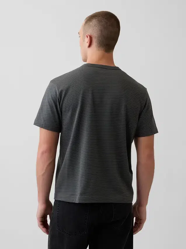 Camiseta holgada de peso grueso para adulto