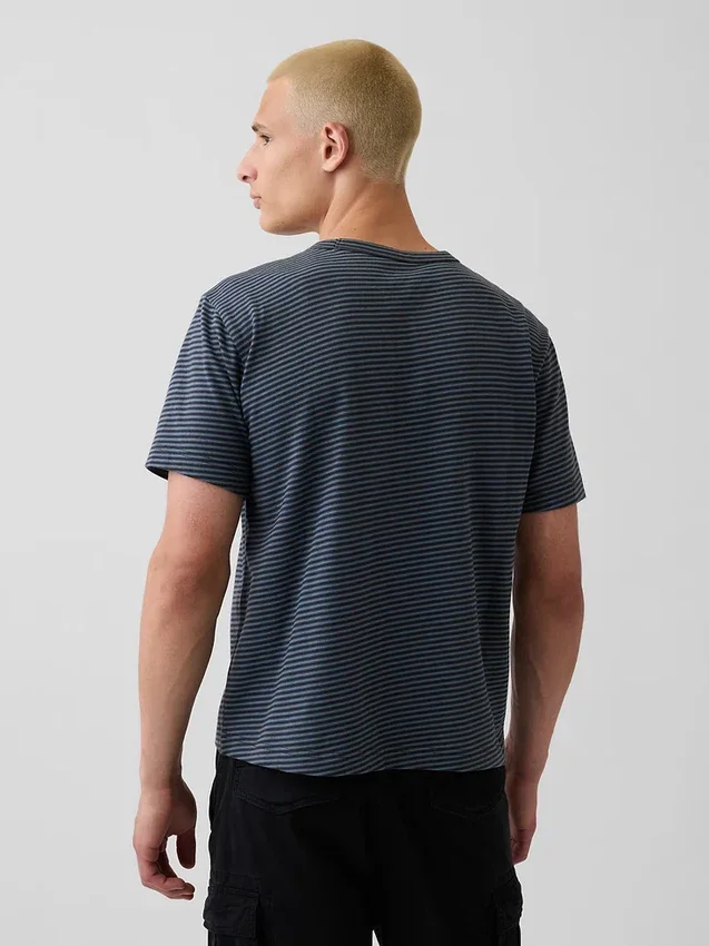 Camiseta holgada de peso grueso para adulto