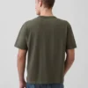 Camiseta holgada de peso grueso para adulto
