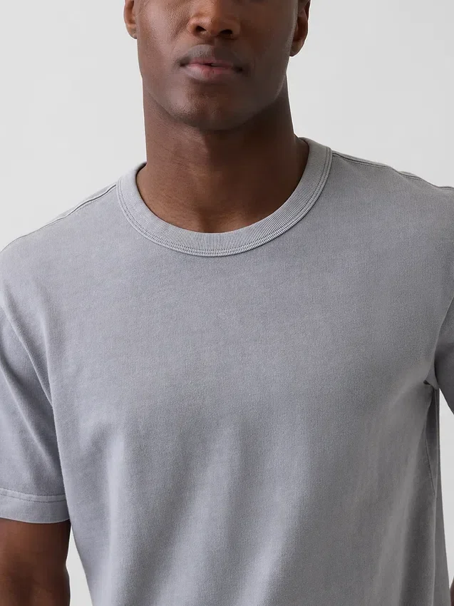 Camiseta holgada de peso grueso para adulto