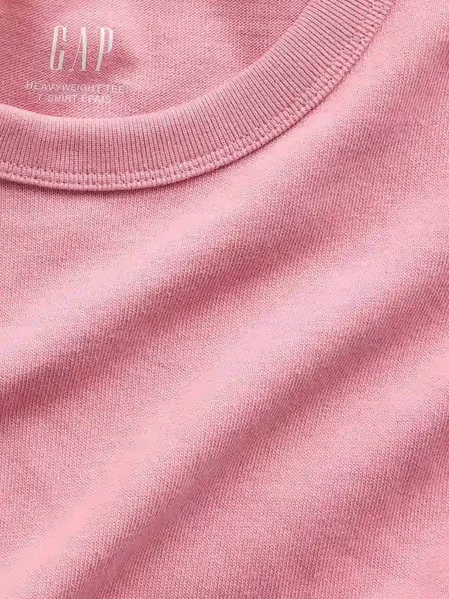 Camiseta holgada de peso grueso para adulto