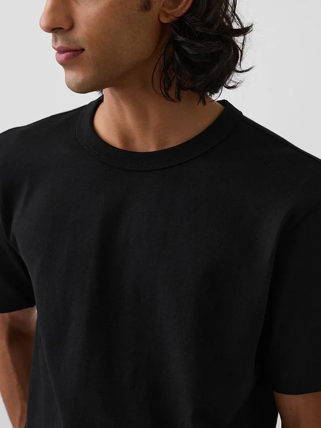 Camiseta holgada de peso grueso para adulto