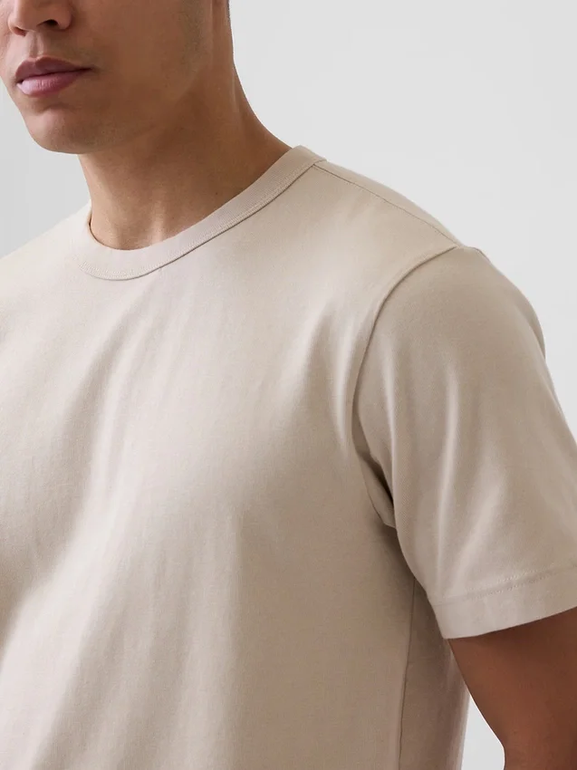 Camiseta holgada de peso grueso para adulto