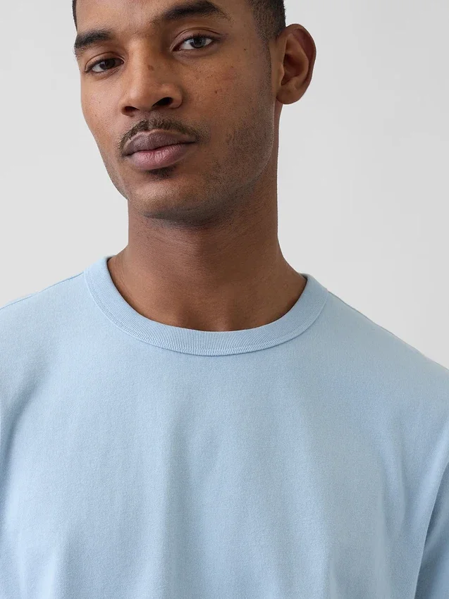 Camiseta holgada de peso grueso para adulto