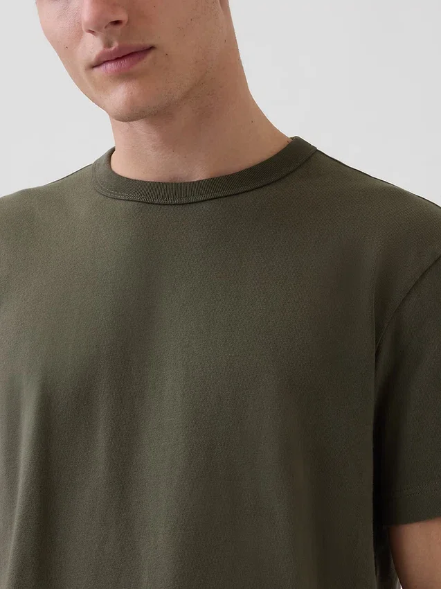 Camiseta holgada de peso grueso para adulto