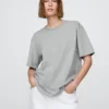 Camiseta holgada de peso grueso para adulto