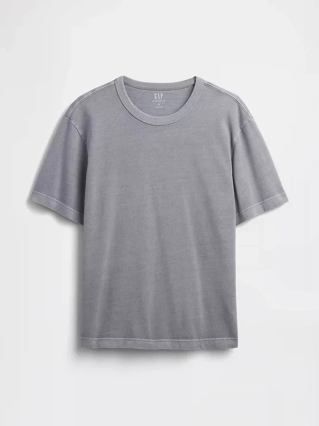 Camiseta holgada de peso grueso para adulto