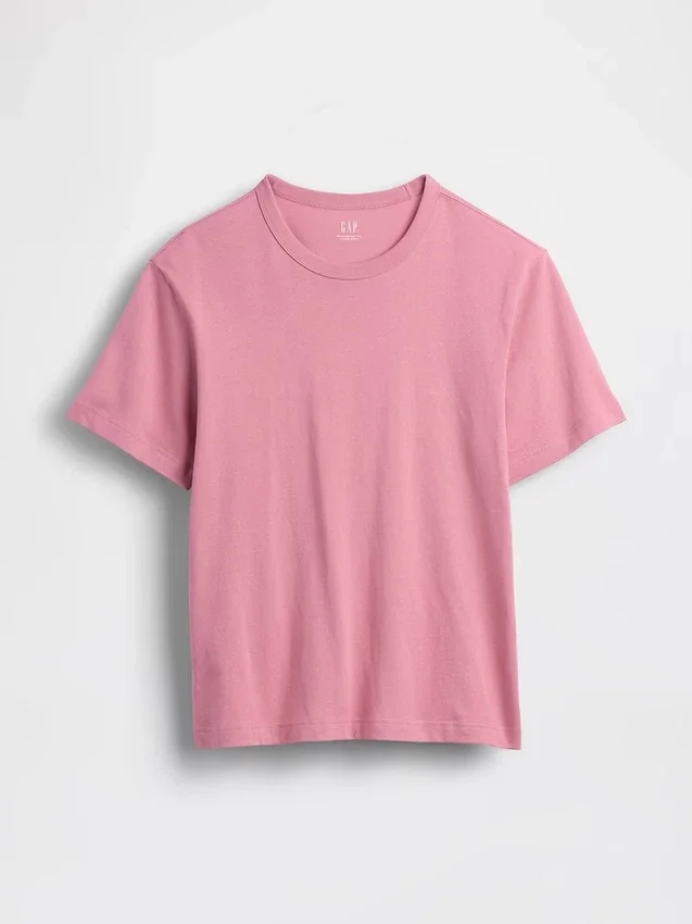 Camiseta holgada de peso grueso para adulto