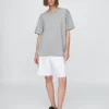 Camiseta holgada de peso grueso para adulto