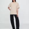 Camiseta holgada de peso grueso para adulto
