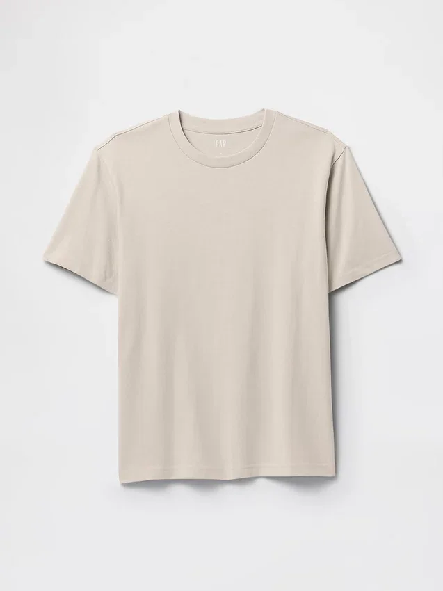 Camiseta holgada de peso grueso para adulto