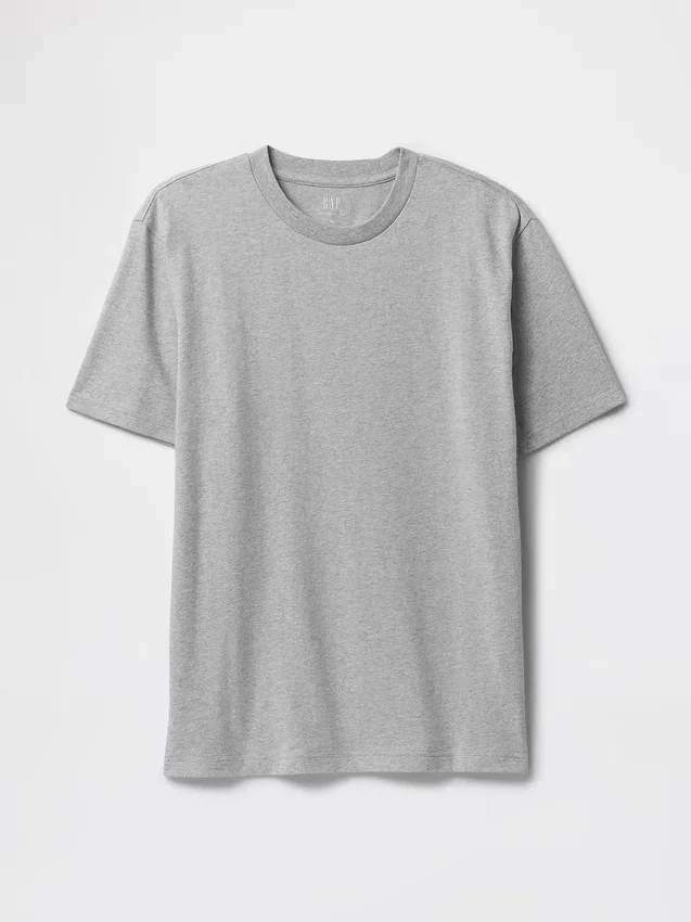Camiseta holgada de peso grueso para adulto