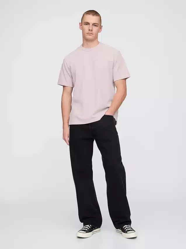 Camiseta holgada de piqué