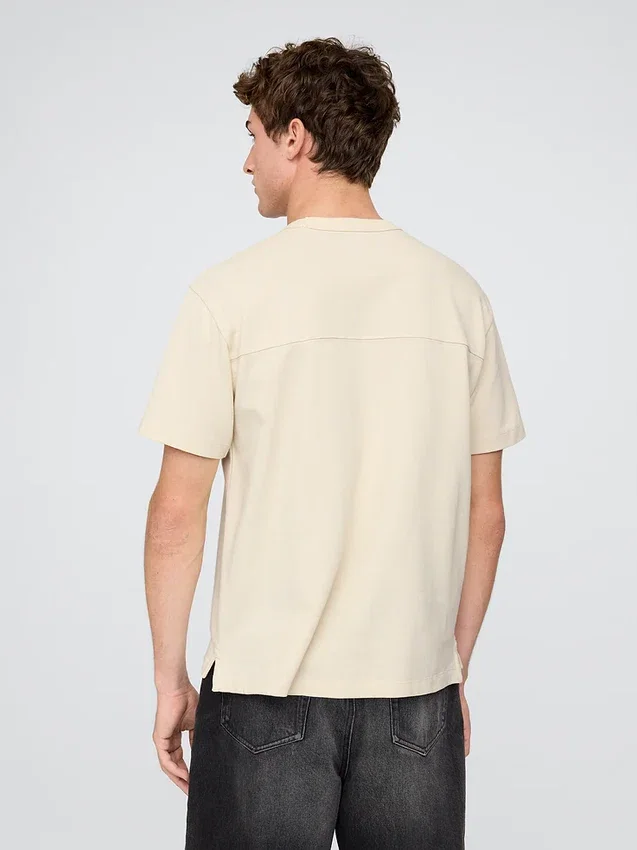 Camiseta holgada de piqué