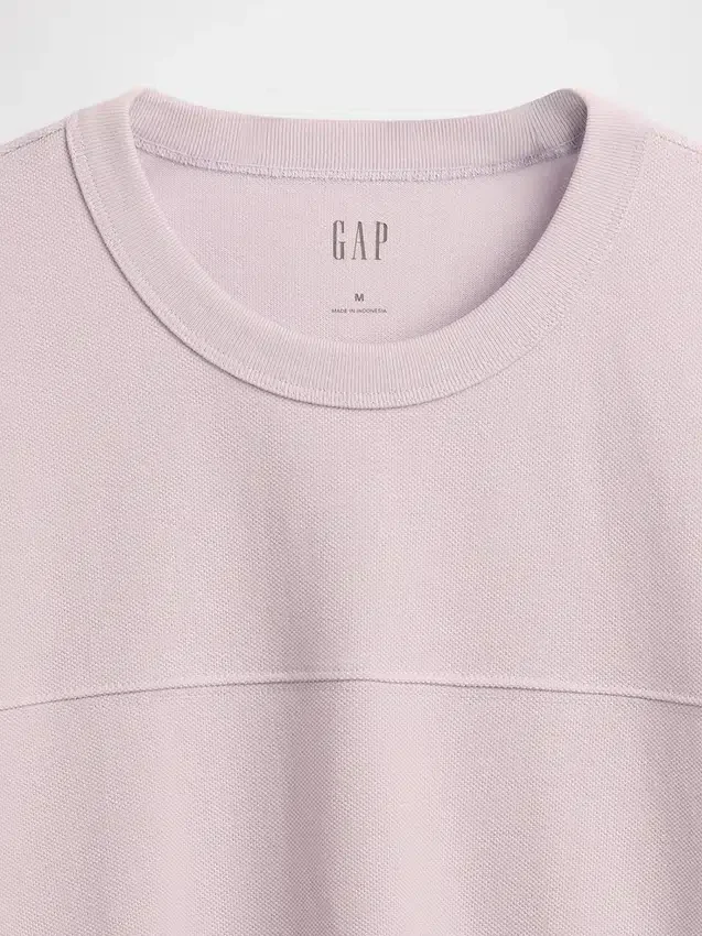 Camiseta holgada de piqué
