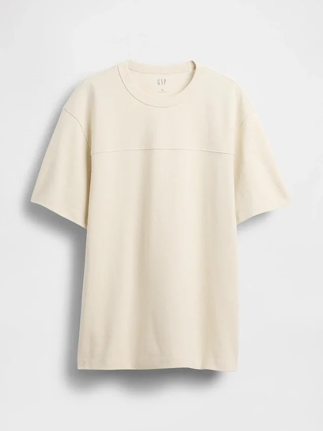 Camiseta holgada de piqué