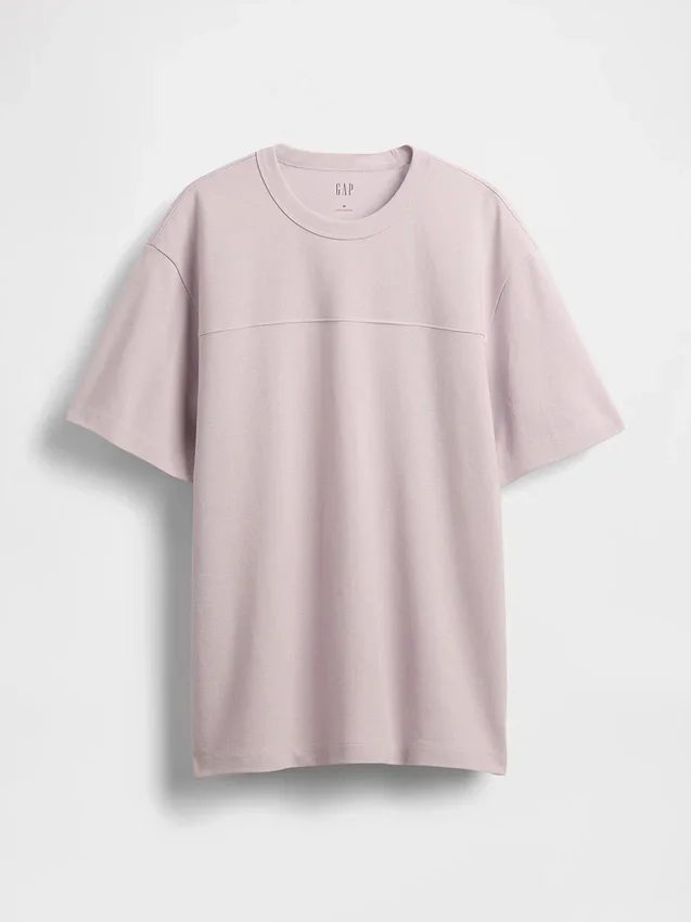 Camiseta holgada de piqué