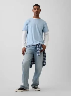 Camiseta holgada para adulto