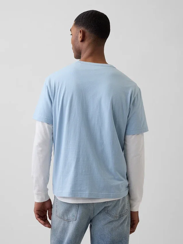 Camiseta holgada para adulto