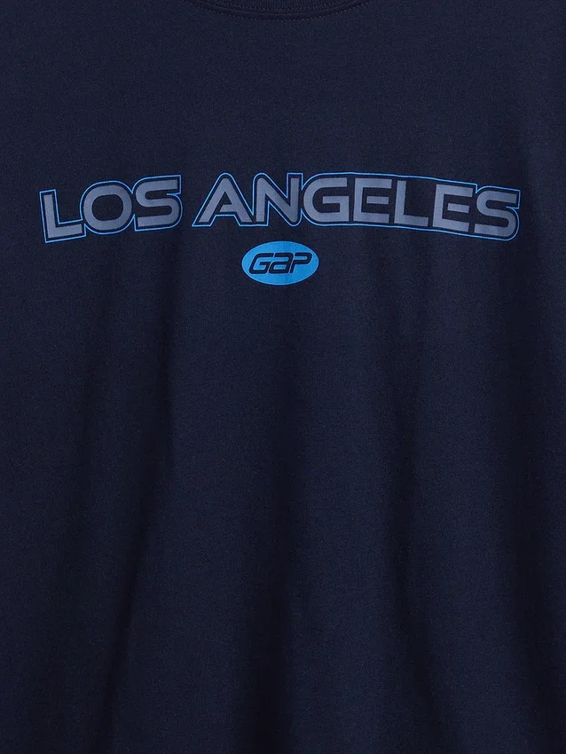 Camiseta infantil 2 en 1 con logotipo estampado
