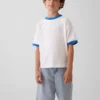 Camiseta infantil azul «Relaxed Logo»