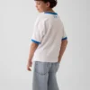 Camiseta infantil azul «Relaxed Logo»