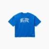 Camiseta infantil azul «Relaxed Logo»