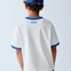 Camiseta infantil azul «Relaxed Logo»