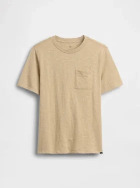 Camiseta infantil con bolsillo