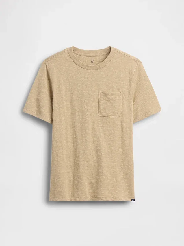 Camiseta infantil con bolsillo