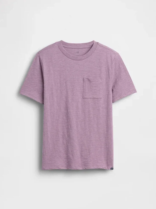 Camiseta infantil con bolsillo