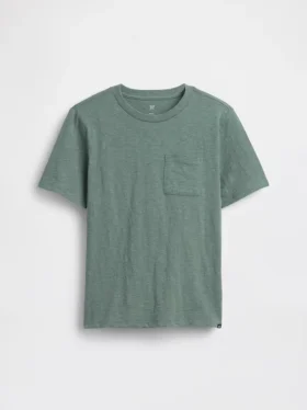 Camiseta infantil con bolsillo