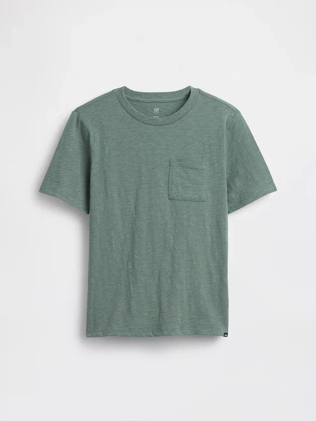 Camiseta infantil con bolsillo