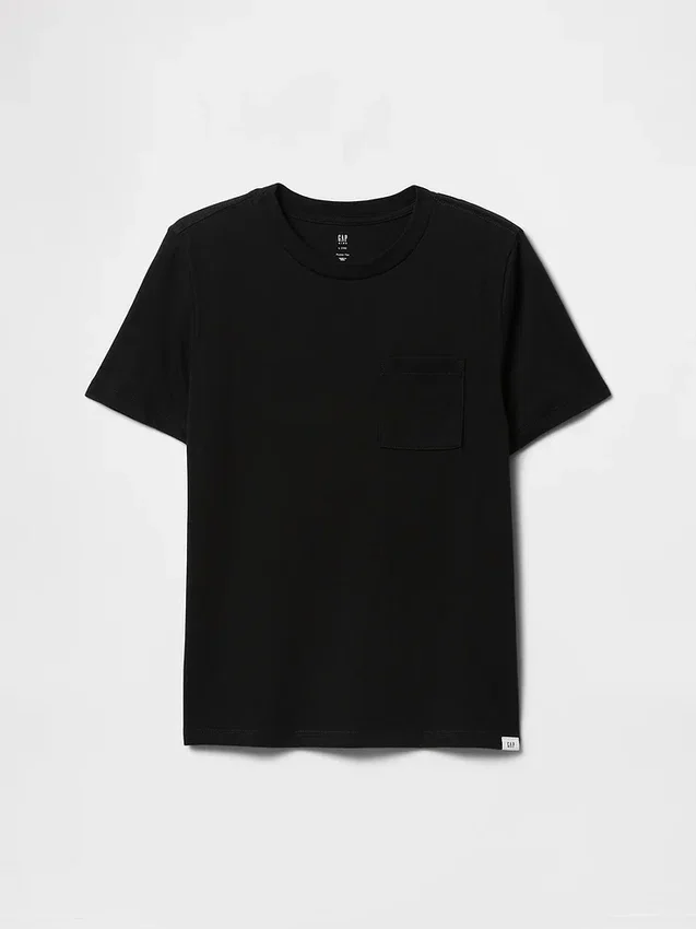 Camiseta infantil con bolsillo