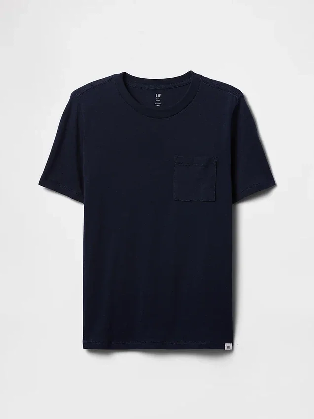 Camiseta infantil con bolsillo